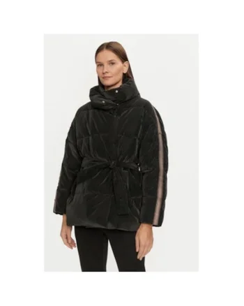 Geaca dama, Emporio Armani  303961442, Poliester, Negru, Negru