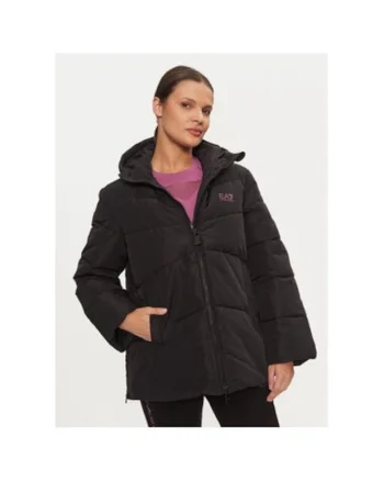 Geaca dama, Emporio Armani  303961398, Poliamida, Negru, Negru