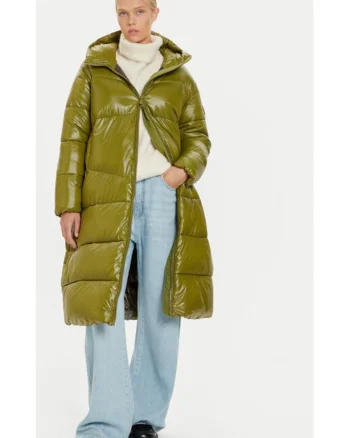 Geaca dama,  304213953, Nylon, Verde, Verde