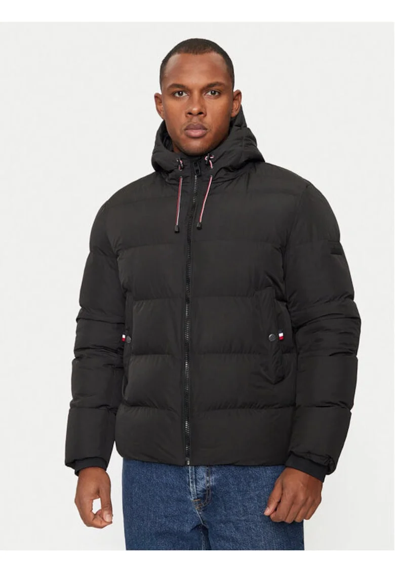 Geaca barbati,  304695018, Poliester, Negru, Negru