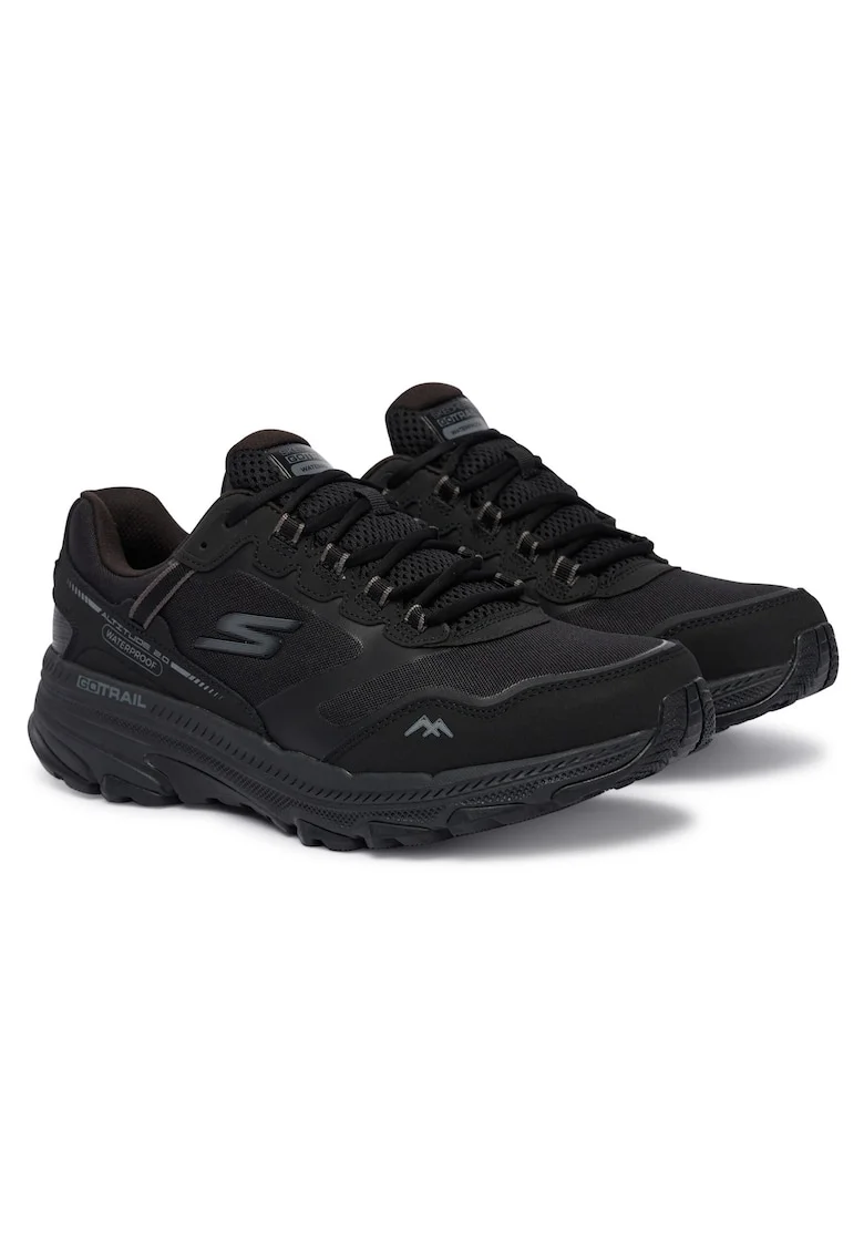 Pantofi sport barbati,  Go Run Trail Altitud, negru, textil