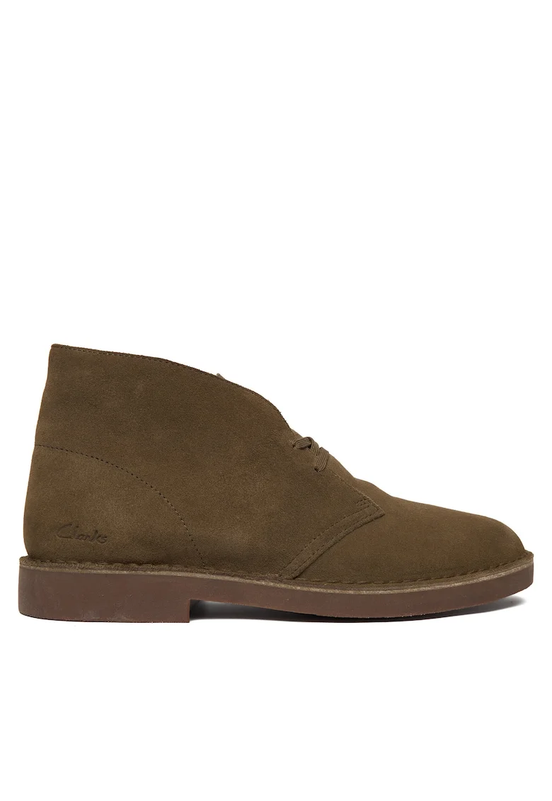 Ghete barbati  Kaki Suede, piele naturala