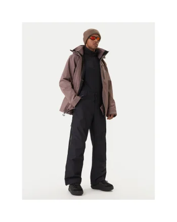 Pantaloni sport barbati,  snowboard, negru, poliester,