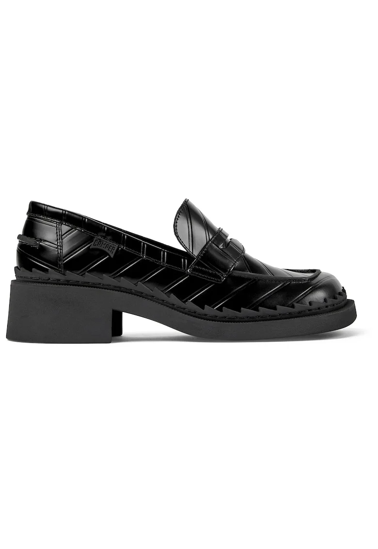 Pantofi loafer din piele Taylor Twins 1155, Negru