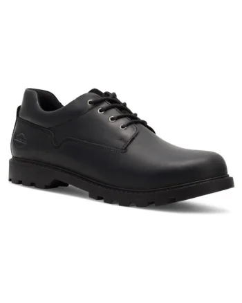 Tenisi barbati, 52029,  Piele naturala, Negru