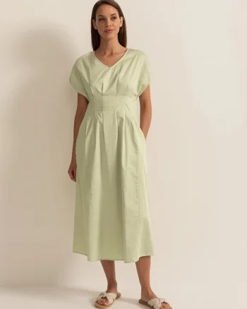 Rochie Dama Lido Tesatura Bumbac Satinatadwqfwq