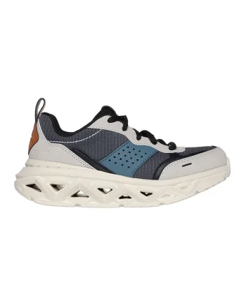 Pantofi sport SKX-1121 cu talpa cu decupaje geometrice, Bej/Gri antichizat/Gri carbune