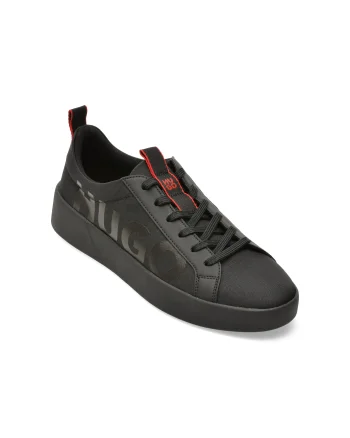 Pantofi sport HUGO negri, 7984, din material textil