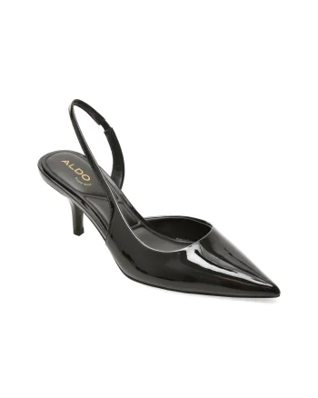 Pantofi eleganti ALDO negri, 14405011, din piele ecologica lacuita
