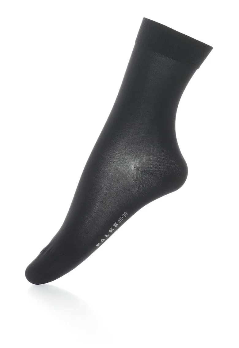 Sosete cu structura fina din amestec de bumbac Cotton Touch, Negru