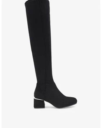 Cizme dama  5905588707493, Textil, Negru, Negru