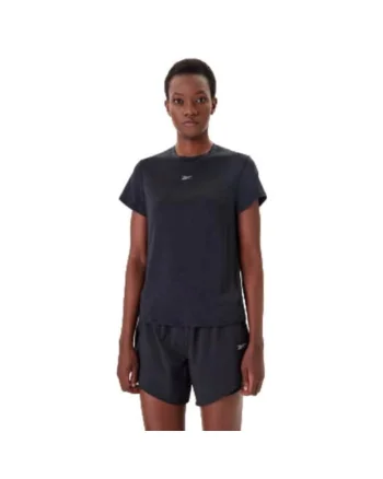 Tricou sport dama,  poliester reciclat/elastan, negru