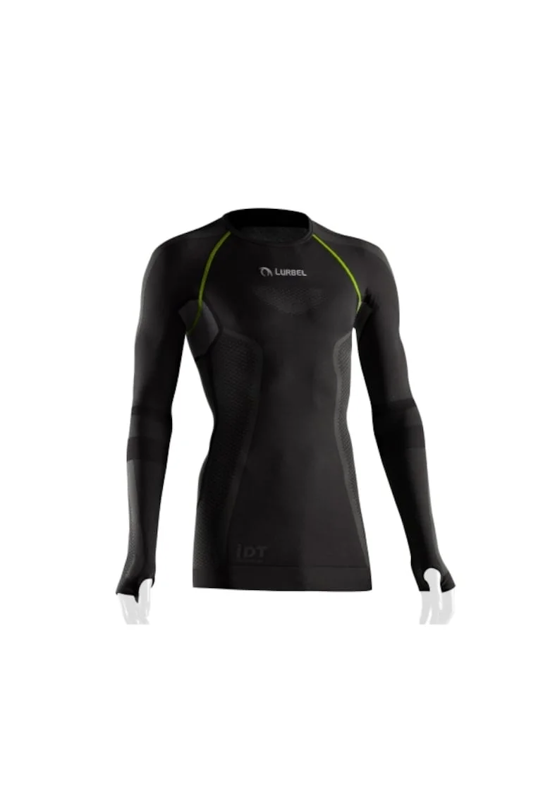 Tricou termic cu maneca lunga barbati,  Cristallo, gri inchis-verde