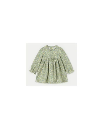 Rochie fete,  304324796, Bumbac, Verde, Verde