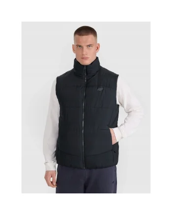 Vesta sport  matlasata barbati, neagra, umplutura sintetica, croiala regular