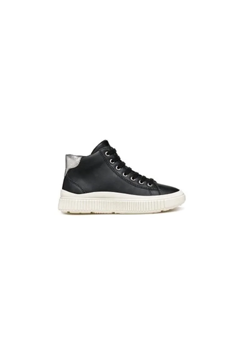 Pantofi sport fete  304065316, Piele ecologica, Negru, Negru