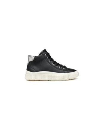 Pantofi sport fete  304065316, Piele ecologica, Negru, Negru