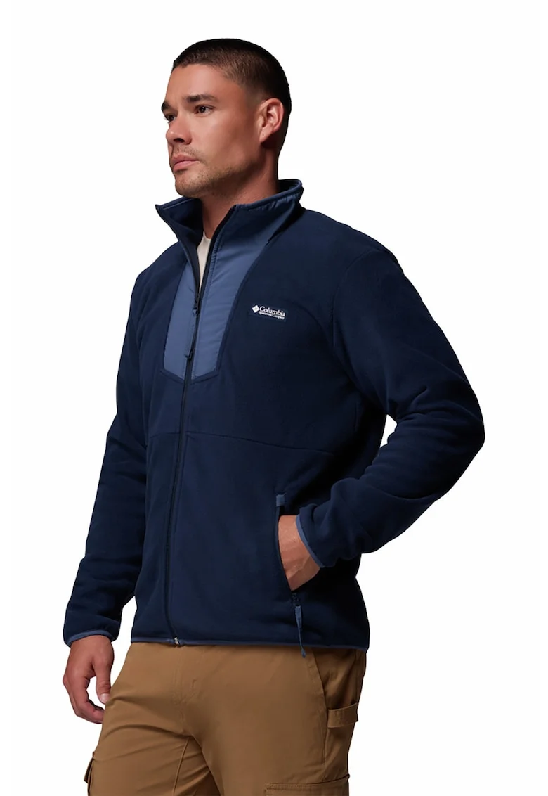 Bluza de trening din material fleece pentru drumetii Sequoia Grove, Albastru ultramarin