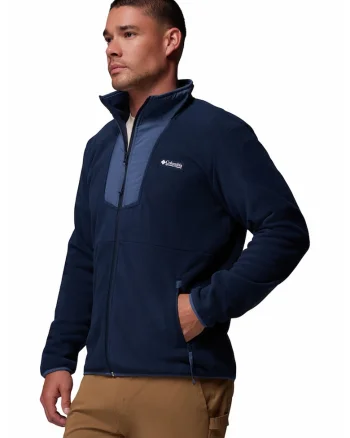 Bluza de trening din material fleece pentru drumetii Sequoia Grove, Albastru ultramarin