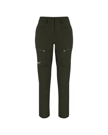 Pantaloni trekking dama  Puez Durastretch Cargo, Kaki