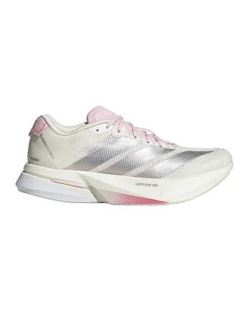 Pantofi Adizero Boston 13 pentru alergare, Alb/Argintiu