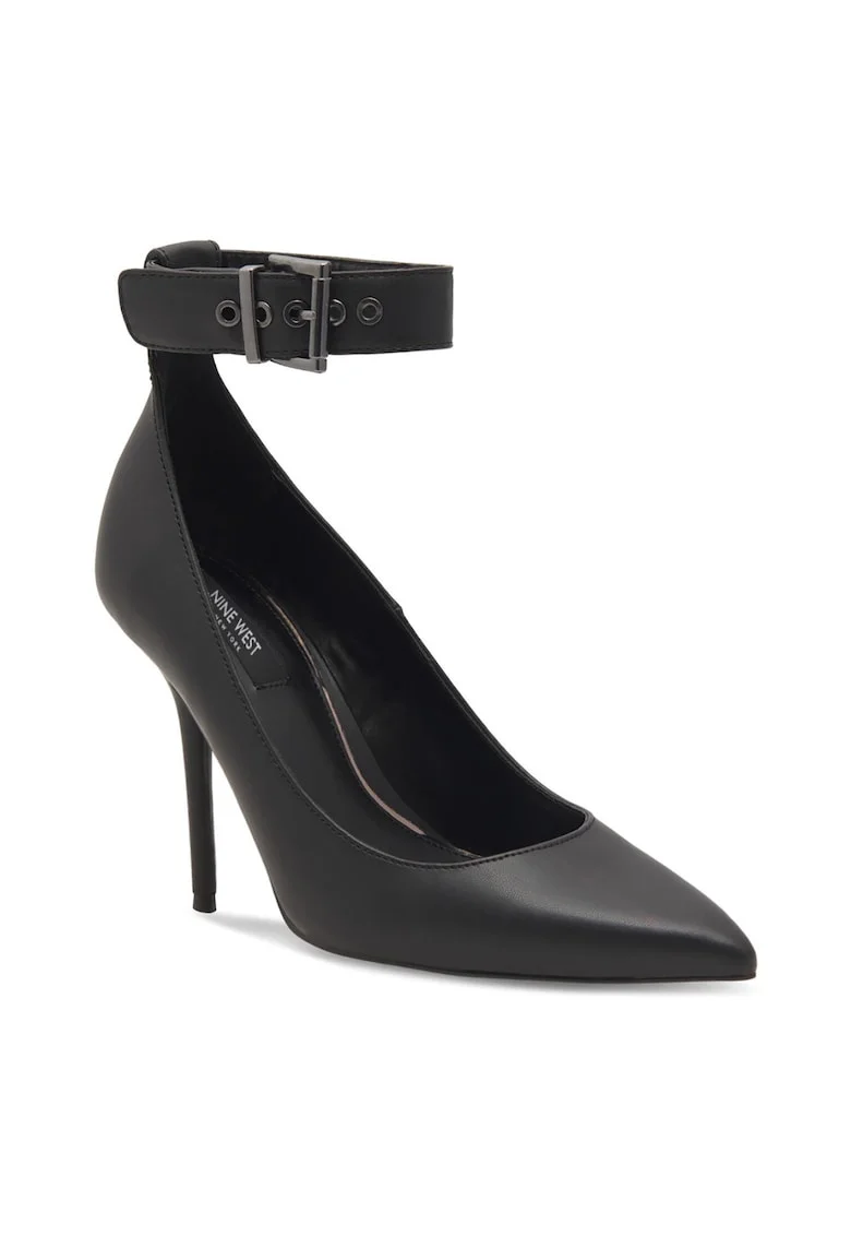Pantofi dama,  473169, Piele ecologica, Negru