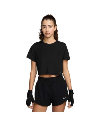 Tricou sport  Dri-FIT, maneca scurta, negru, poliester