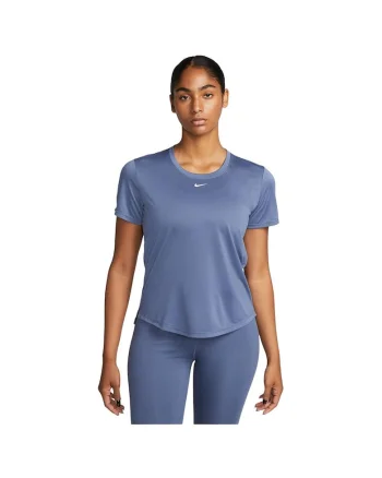 Tricou sport  Dri-FIT One, albastru, poliester, design respirabil, croiala confortabila
