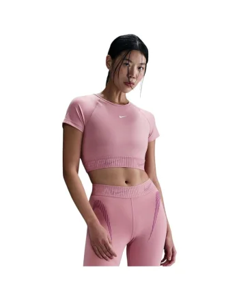 Tricou sport  Pro Dri-FIT, slim fit, roz, poliester