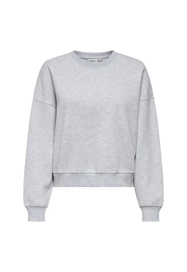 Bluza de trening cu decolteu la baza gatului Onlbest, Gri