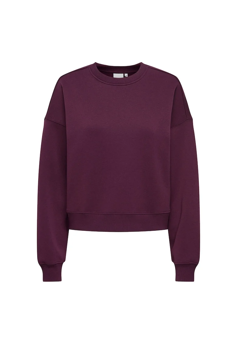 Bluza de trening cu decolteu la baza gatului Onlbest, Violet
