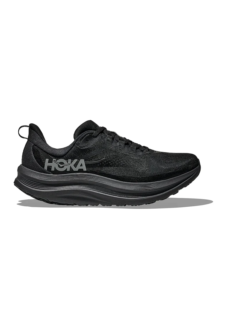 Pantofi low-cut Kawana 3 din plasa cu logo pentru antrenament, Negru