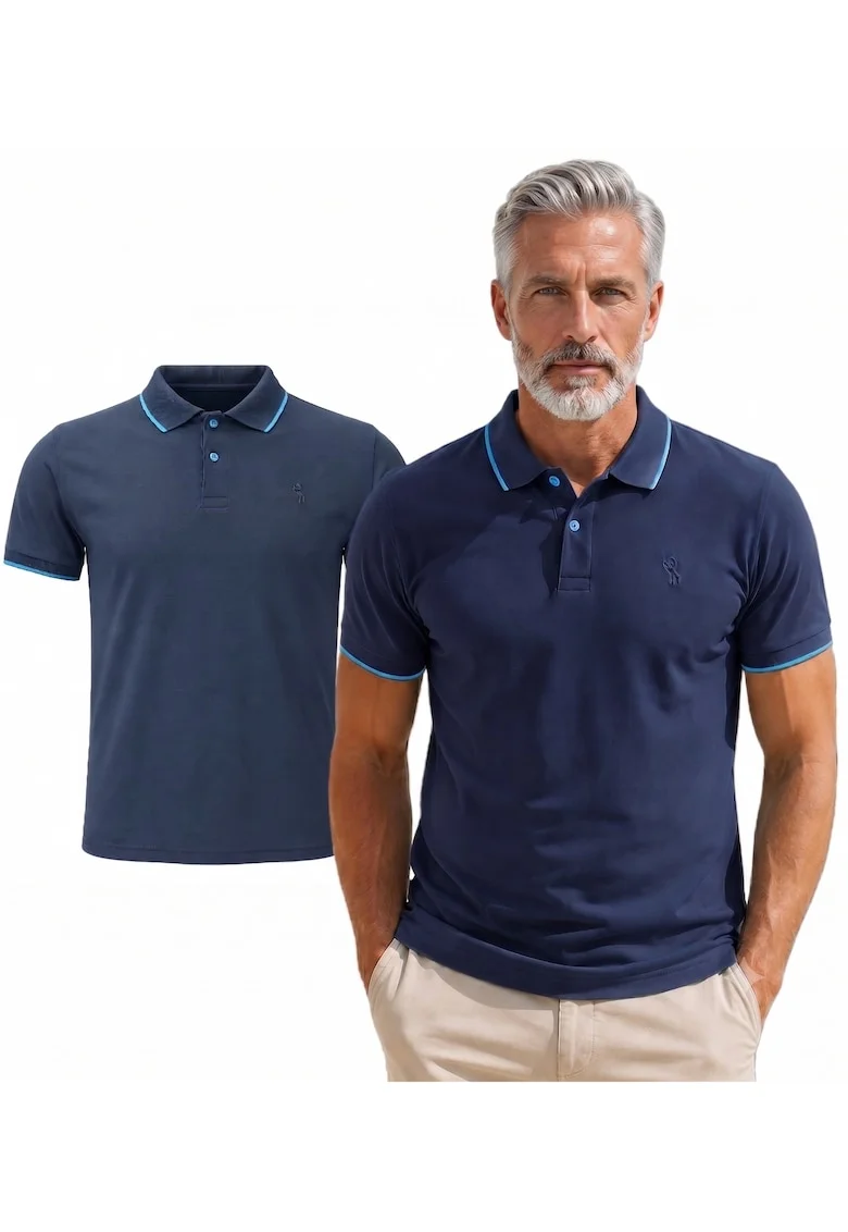 Tricou cu detaliu logo brodat