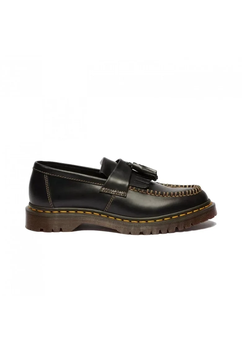 Pantofi unisex tip loafer din piele Adrian, Negru