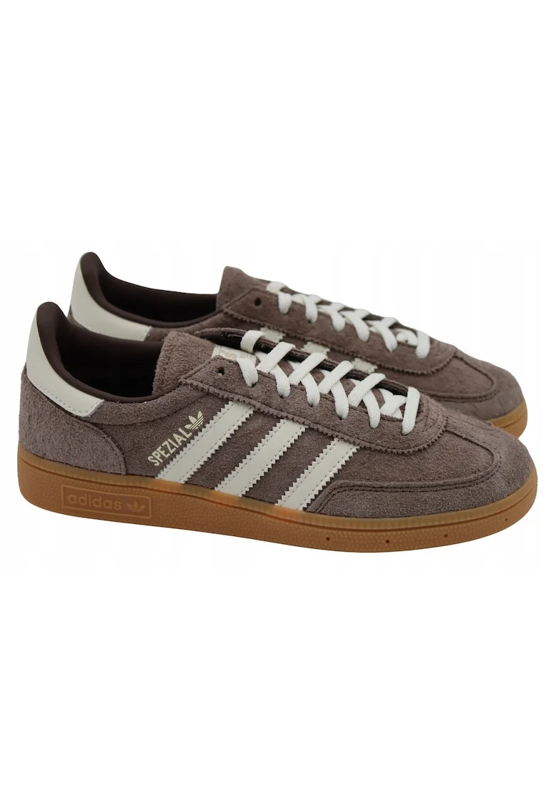 Pantofi Dama,  Handball Spezial IF6490, Piele Intoarsa Suede, Stil Retro Anii 70, Talpa Aderenta Maxima, Confort Zilnic, Maro
