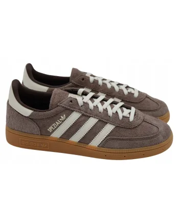 Pantofi Dama,  Handball Spezial IF6490, Piele Intoarsa Suede, Stil Retro Anii 70, Talpa Aderenta Maxima, Confort Zilnic, Maro