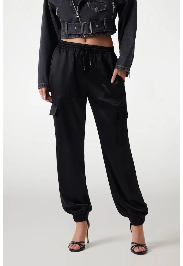Pantaloni  De DamaW5GB08WG7C0, Negru