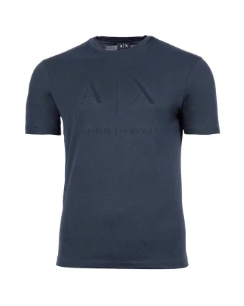 Tricou slim fit de bumbac, Albastru petrol