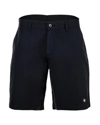 Pantaloni scurti chino cu fermoar, Albastru