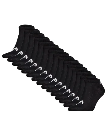 Set de 15 perechi de sosete scurte unisex All Sports, Negru