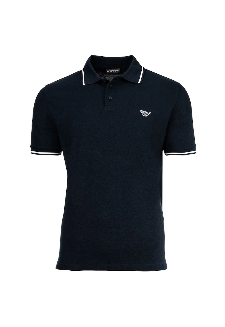 Tricou polo din pique Essential, Albastru