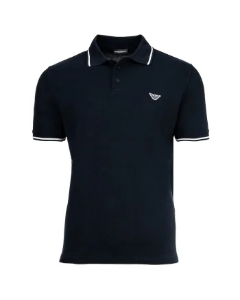 Tricou polo din pique Essential, Albastru