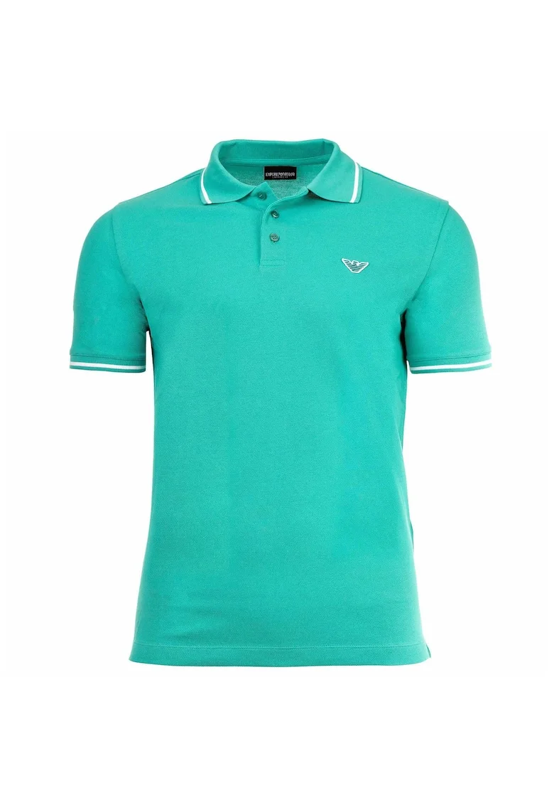 Tricou polo din pique Essential, Verde