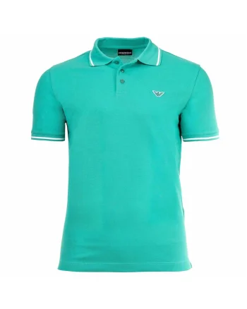 Tricou polo din pique Essential, Verde