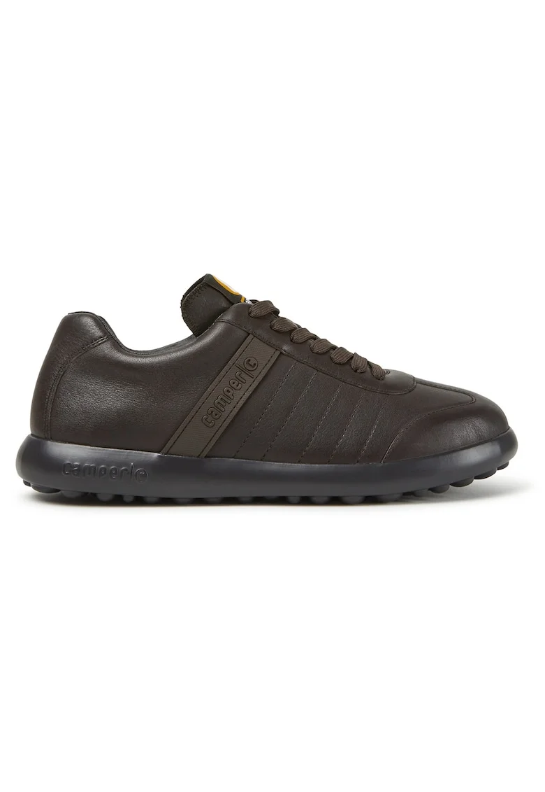 Pantofi sport Pelotas XLF,  Piele naturala, Negru, Maro inchis