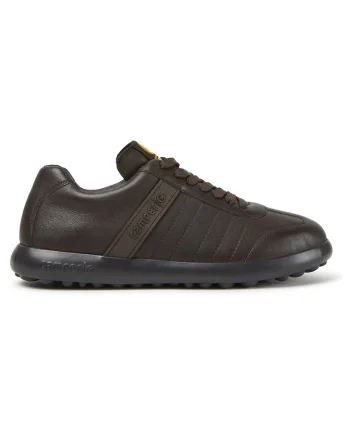 Pantofi sport Pelotas XLF,  Piele naturala, Negru, Maro inchis