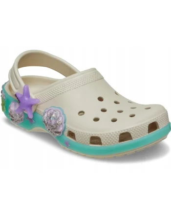 Saboti Copii,  Classic Sea Sparkle Shaker Clog, Bej