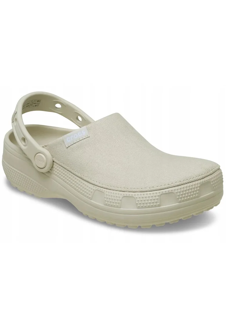 Saboti barbati,  Classic Crafted Clog 211354, bej Stucco, marime 48-49, material Croslite, talpa amortizanta