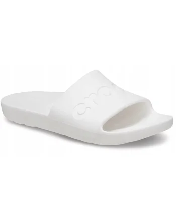 Papuci tip slide,  Slide 210088, barbati, alb, marimea 48-49, material Croslite