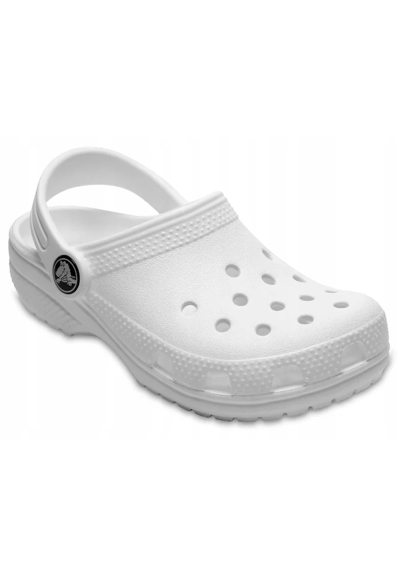 Saboti pentru copii,  Classic Kids Clog 206991, alb, marimea EU 30-31, 19.1 cm